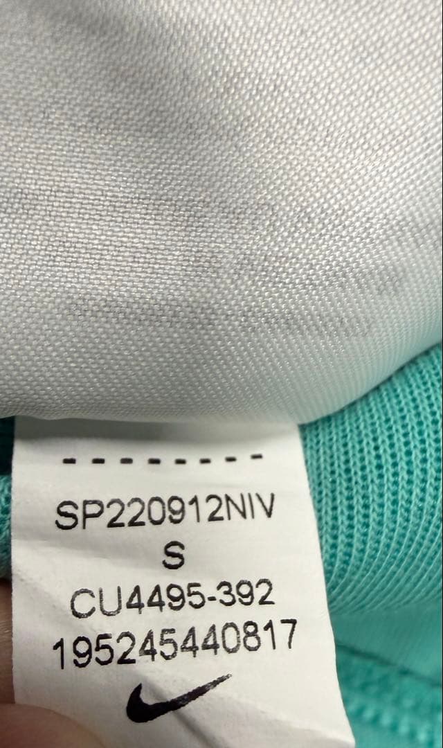 NIKEテックフリース　上下セットアップS セントラルシー着用