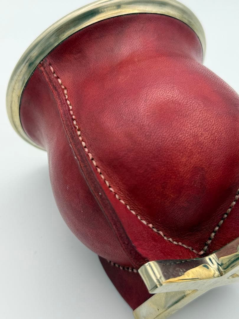 マテ壺　CAMIONERO PREMIUM RED