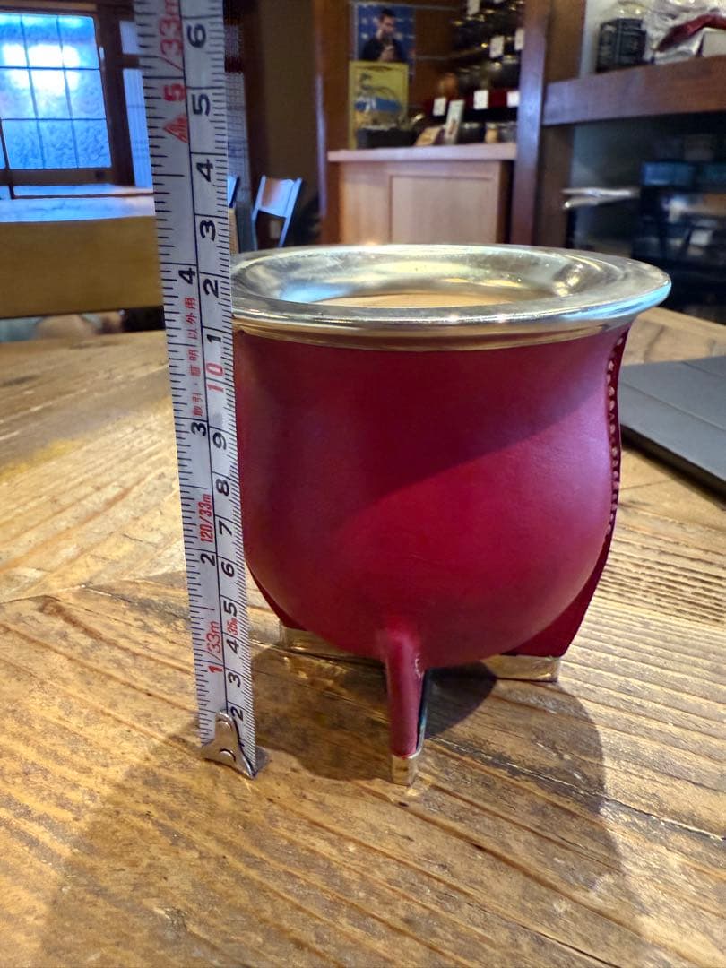 マテ壺　CAMIONERO PREMIUM RED