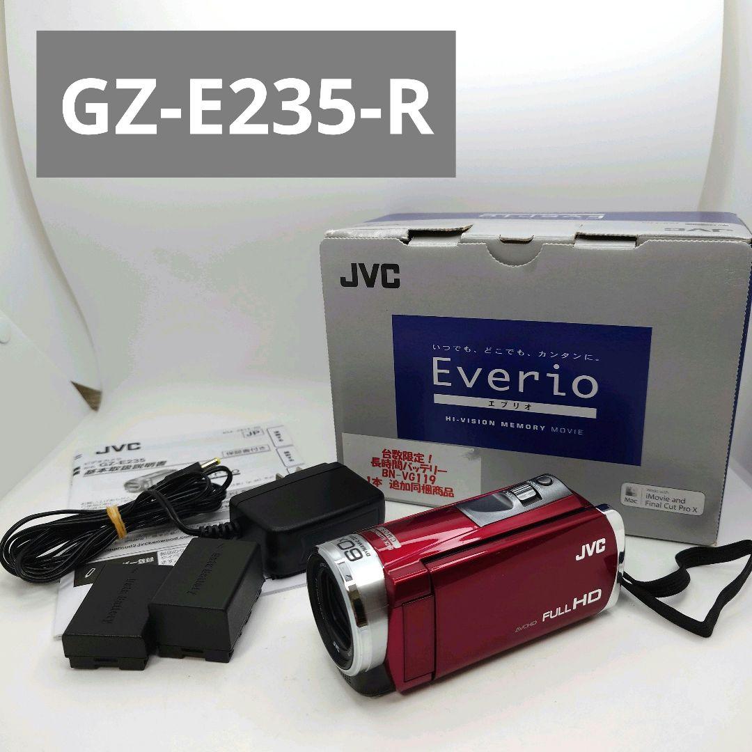 JVC Everio FULL HD GZ-E235-R ビデオカメラ