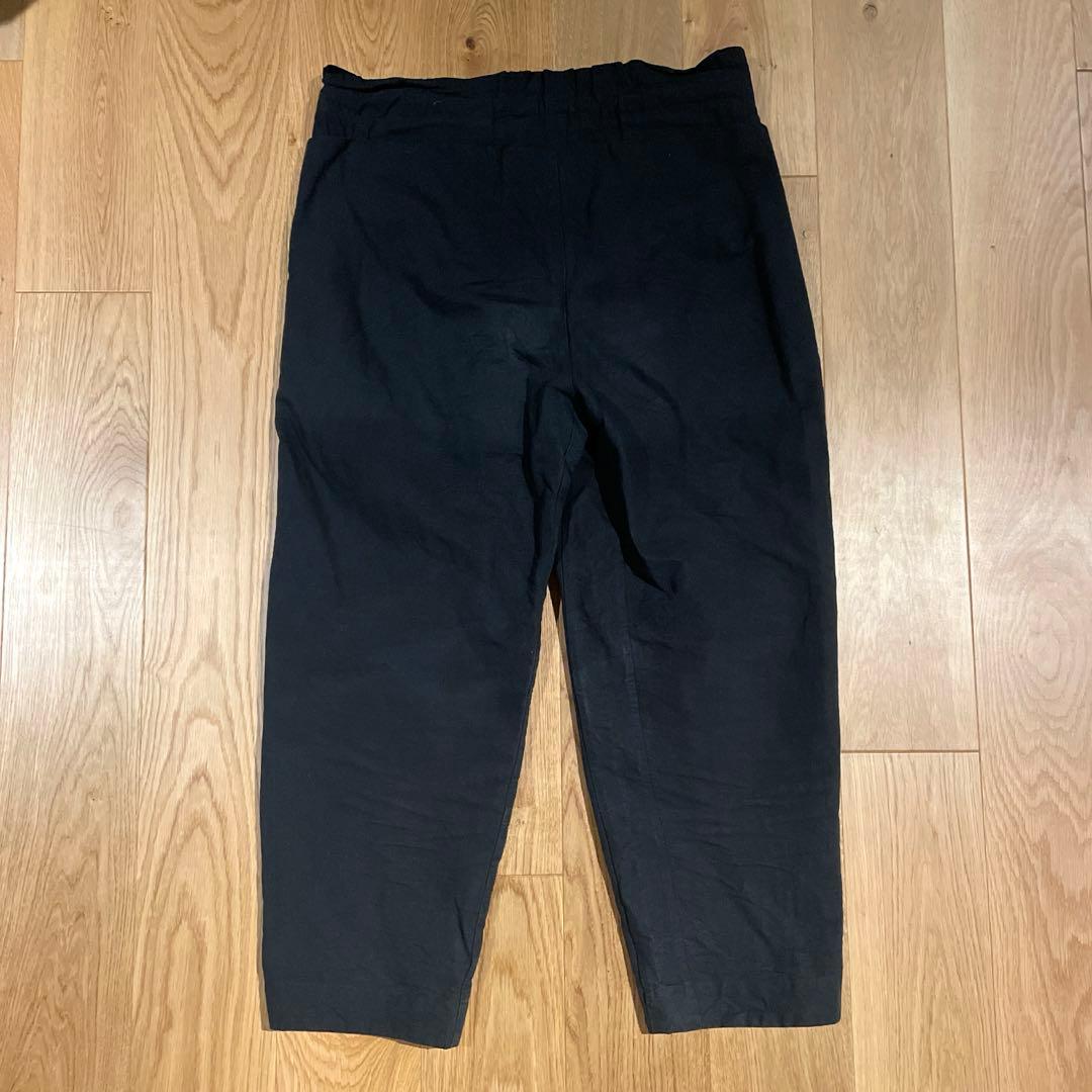 えみおわす　ダーツパンツ　黒