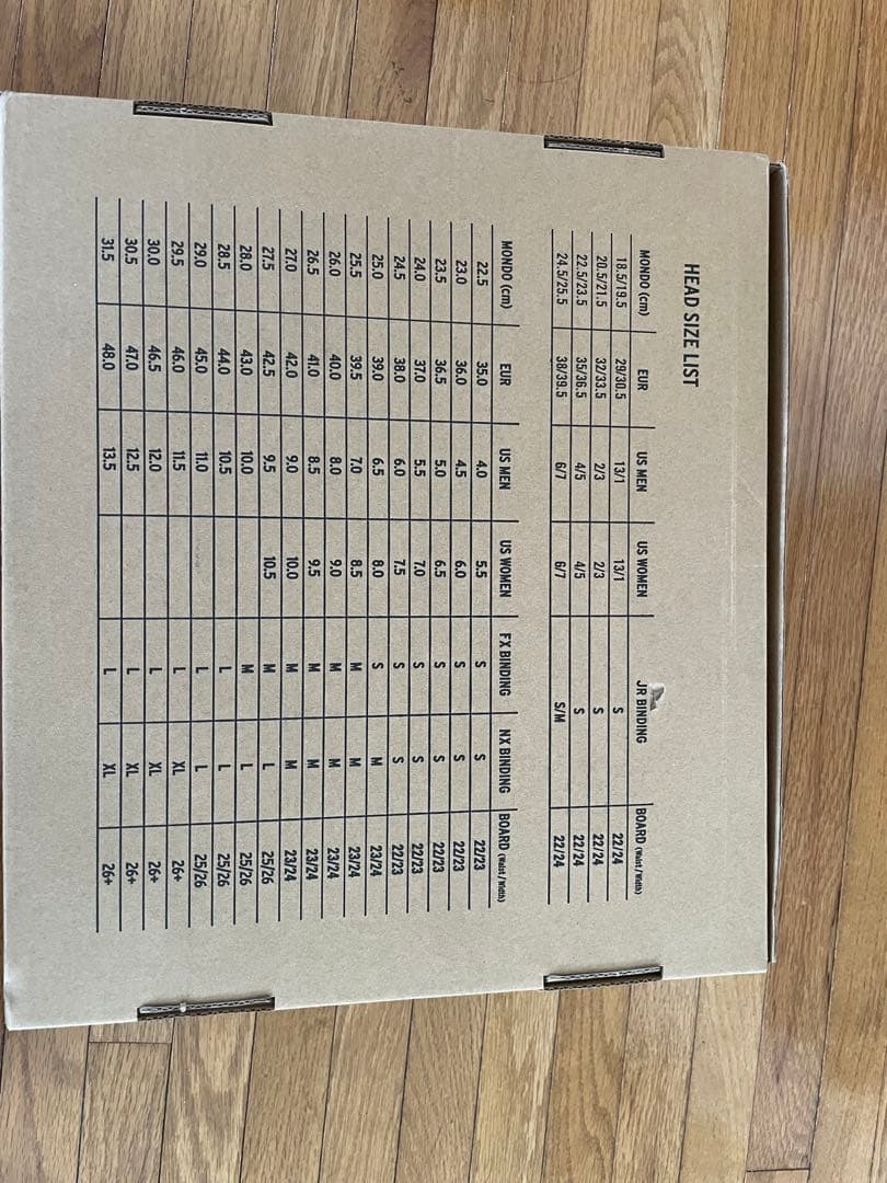 head FX MU ビンディング ホワイト Lサイズ 新品