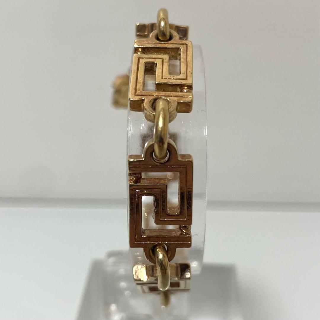 GIANNI VERSACE ヴェルサーチ グレカ チェーンブレス ゴールド