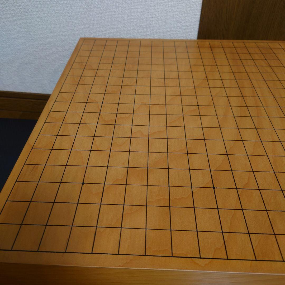 囲碁 天然木 卓上 碁盤 　甘い匂いがする碁盤！おじいちゃん一番お気に入りの碁盤