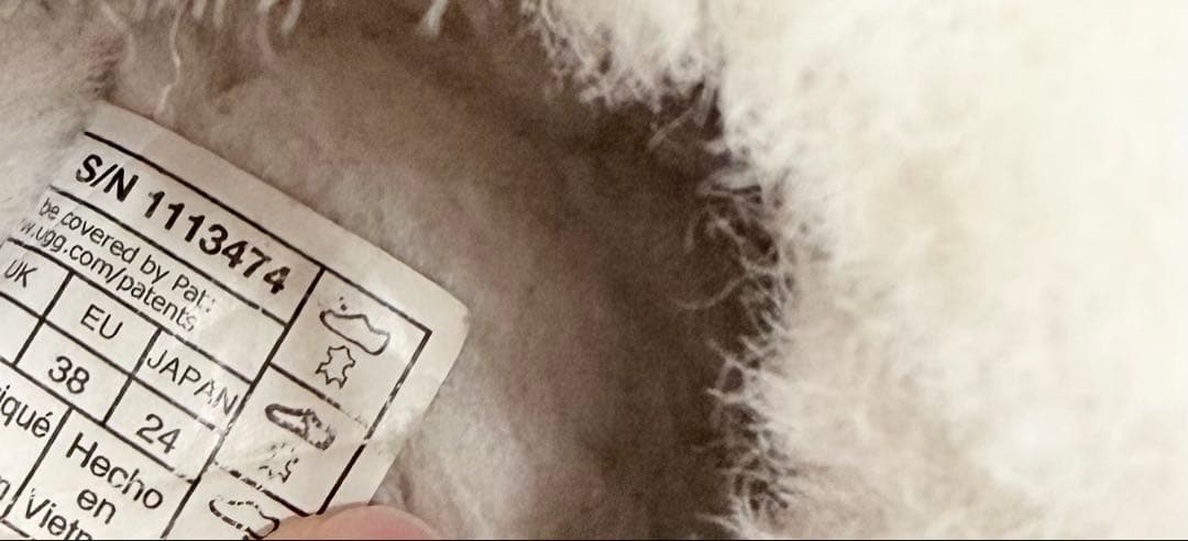 UGG ファンケット ムートンブーツ ブラウン