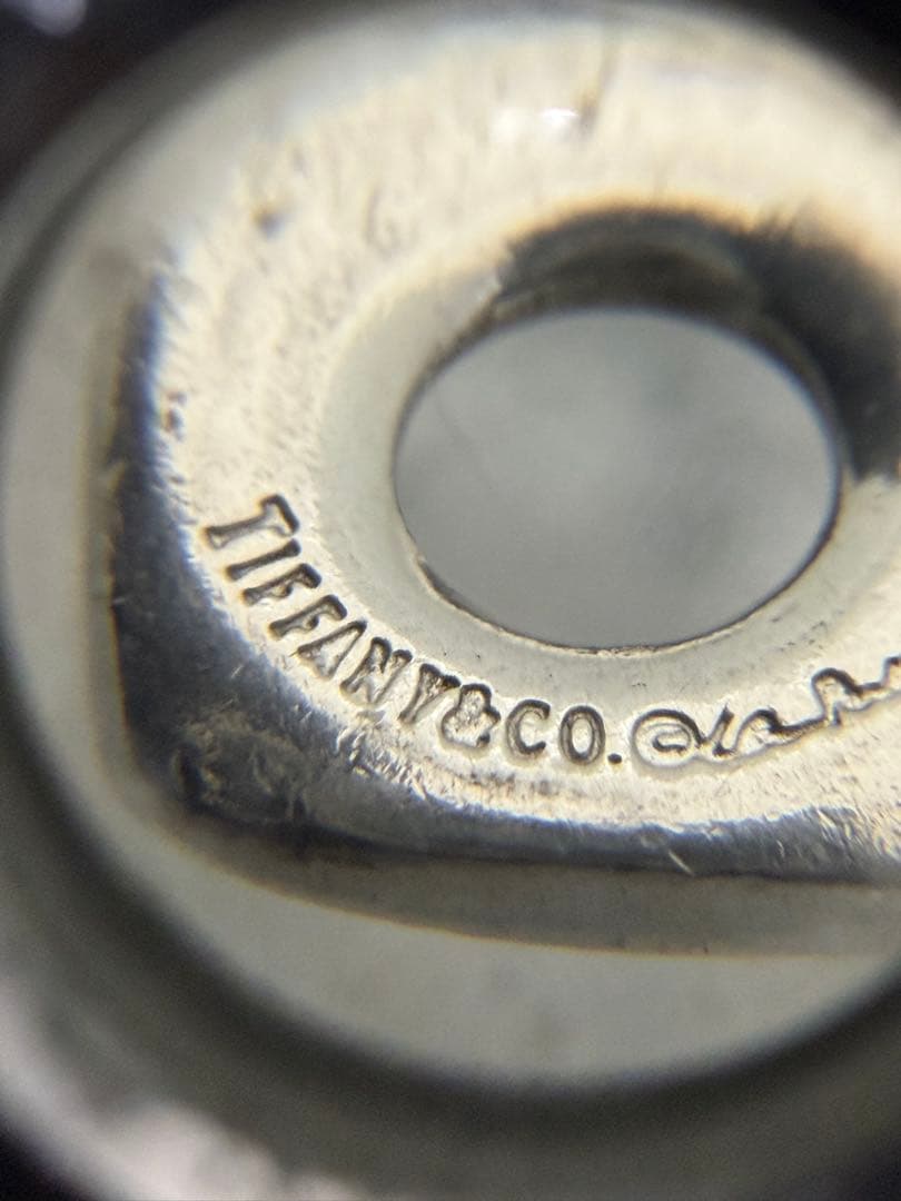 希少　オールドティファニー　ヘビー　Tバー　2連　ボールチェーン　ブレス　53g