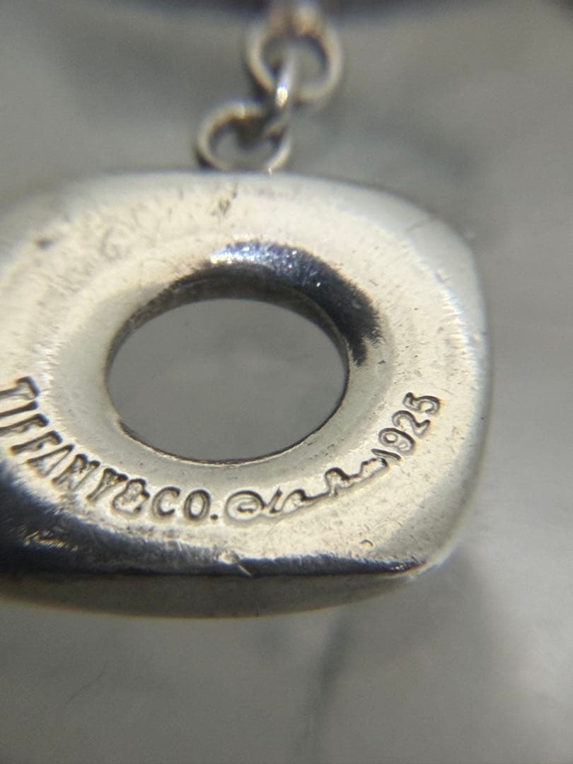 希少　オールドティファニー　ヘビー　Tバー　2連　ボールチェーン　ブレス　53g