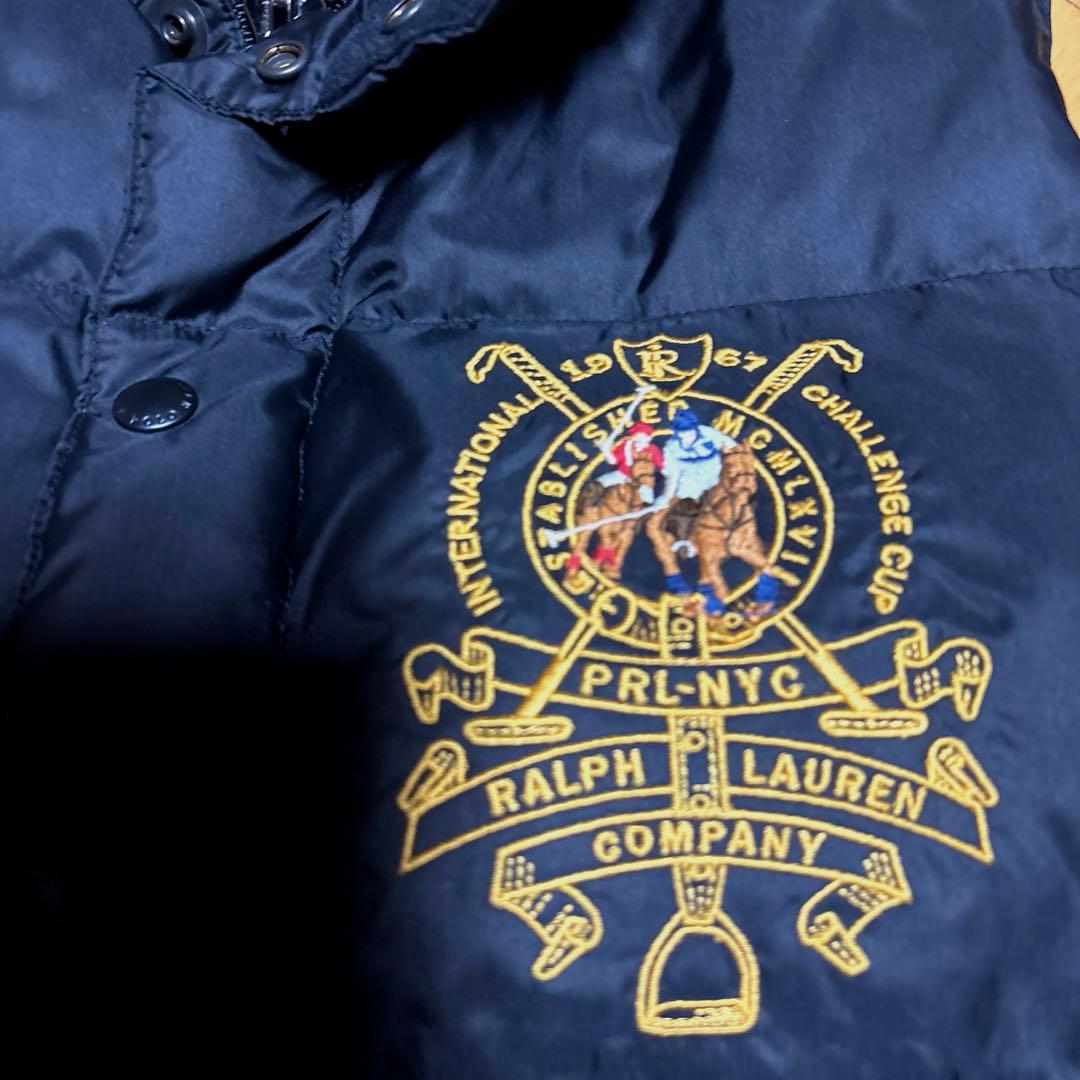 大幅値下げ　めちゃ美品　ラルフローレン ダウンベスト　黒　9号　M 正規店