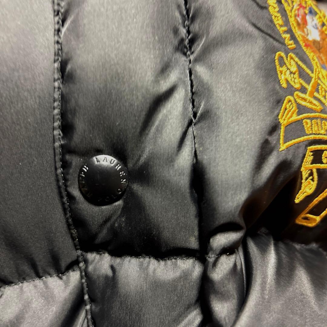 大幅値下げ　めちゃ美品　ラルフローレン ダウンベスト　黒　9号　M 正規店