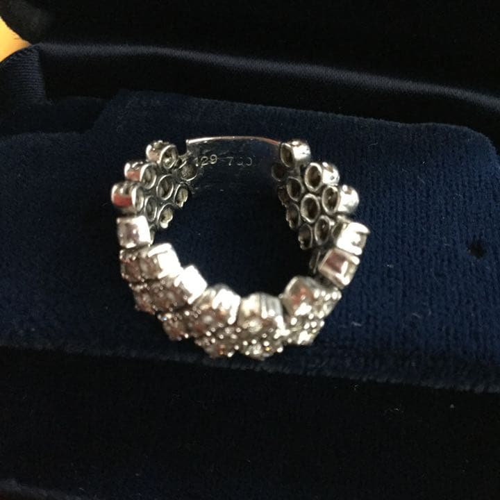 天然ダイヤモンドリング K18ホワイトゴールド