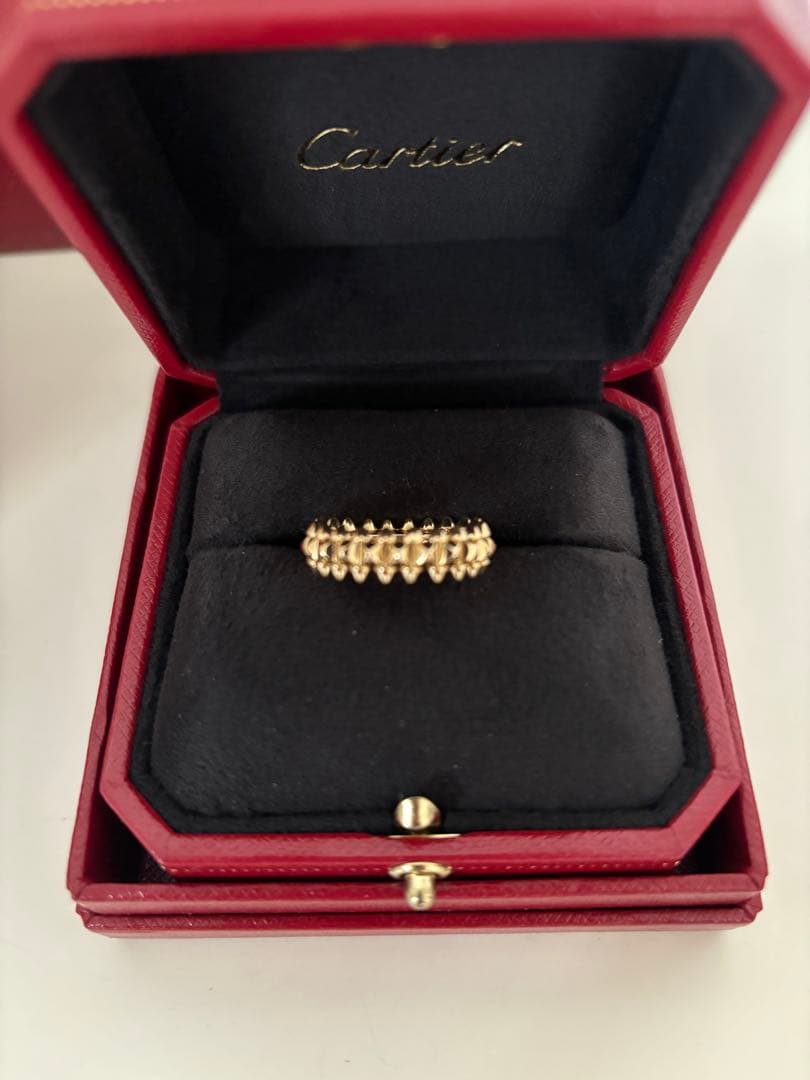 Cartier クラッシュ ドゥ カルティエ リング スモール PG 52サイズ
