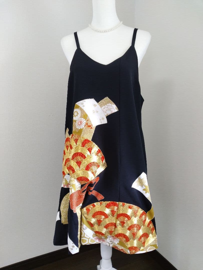 みさき様 キャミワンピース2枚 着物リメイク