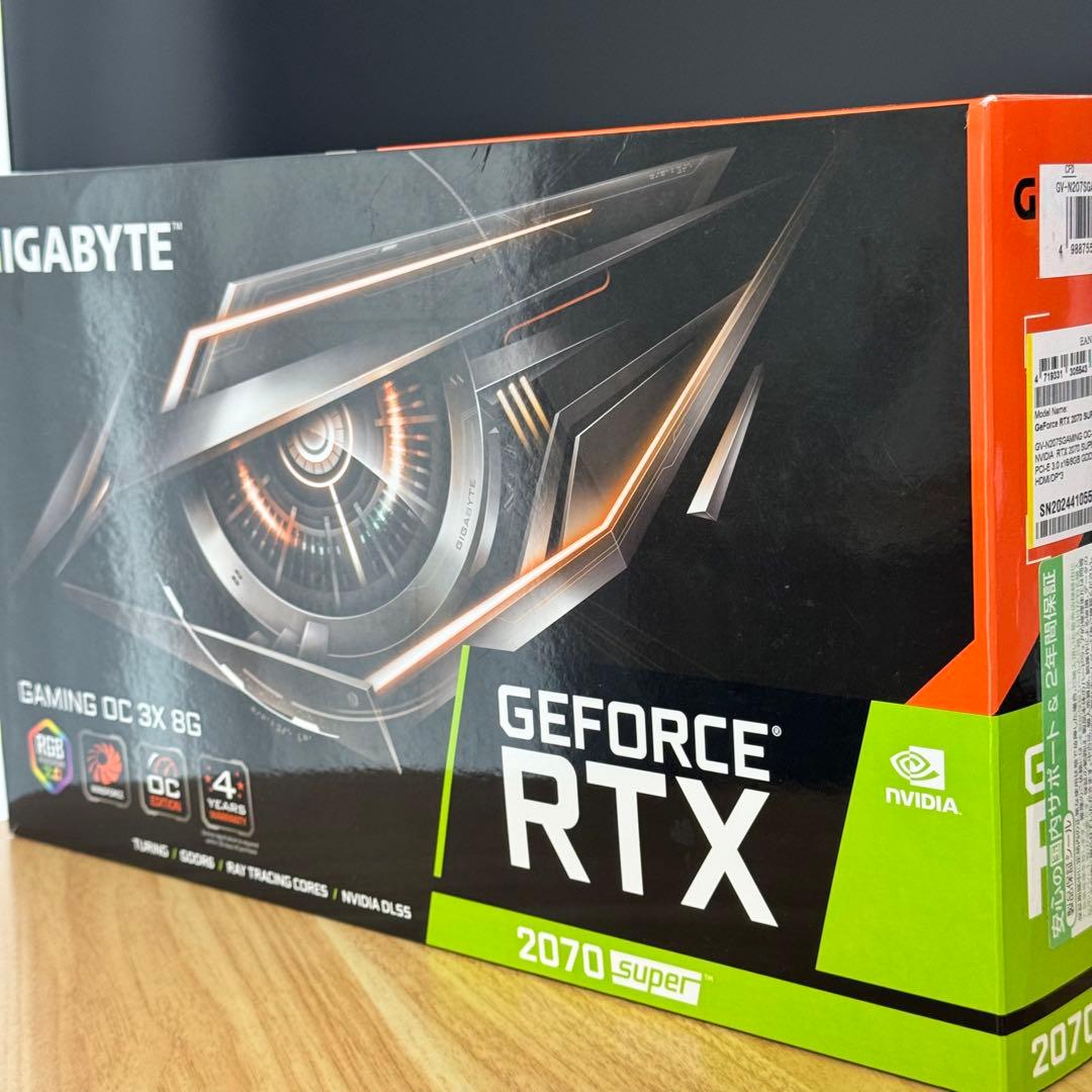 グラフィックボード・グラボ・ビデオカード GIGABYTE GeForce RTX 2070 Super 8GB