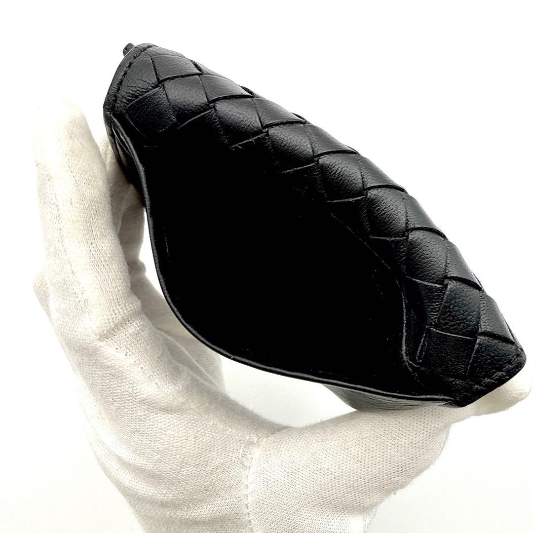 ボッテガヴェネタ イントレチャート カードケース 名刺入れ ブラック レザー