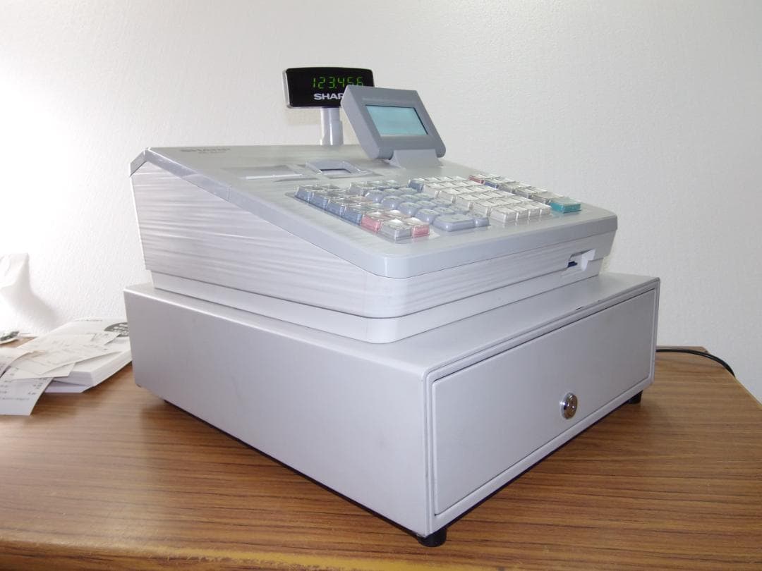 使いやすい225設定無料XE-A407W20部門シャープ　インボイスレジスター