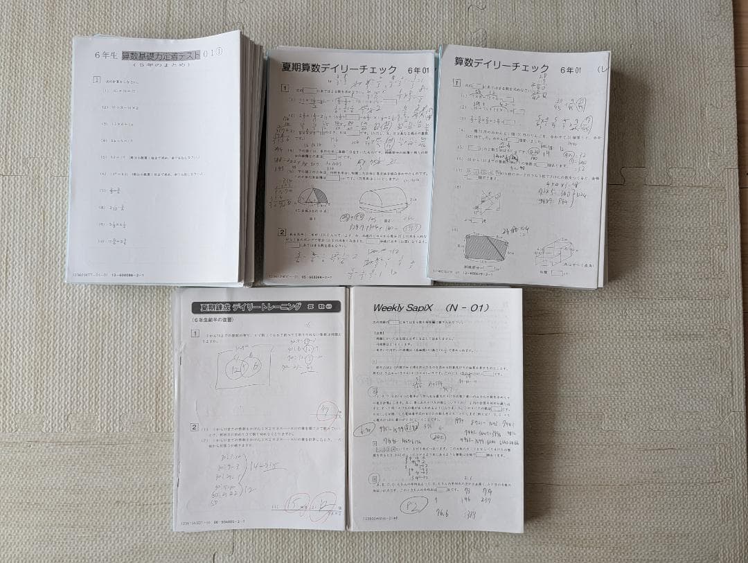 【SAPIX】サピックス 6年 算数テキストセット 小6