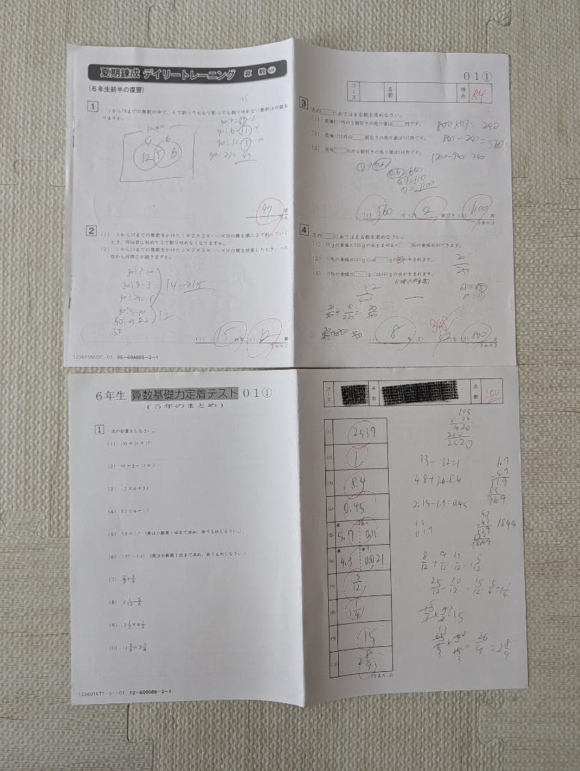 【SAPIX】サピックス 6年 算数テキストセット 小6