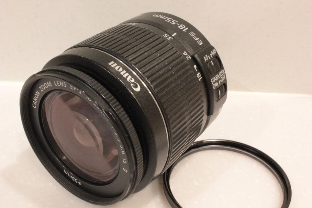 Canon KISS X50 一眼レフカメラ 手振補正、レンズ￼(18-55m)