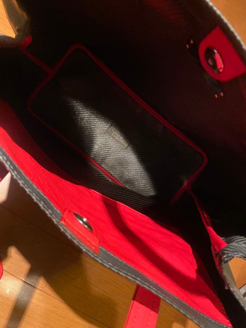 限定モデル　テクノモンスター　トートバッグ カーボンファイバー カーフレザー