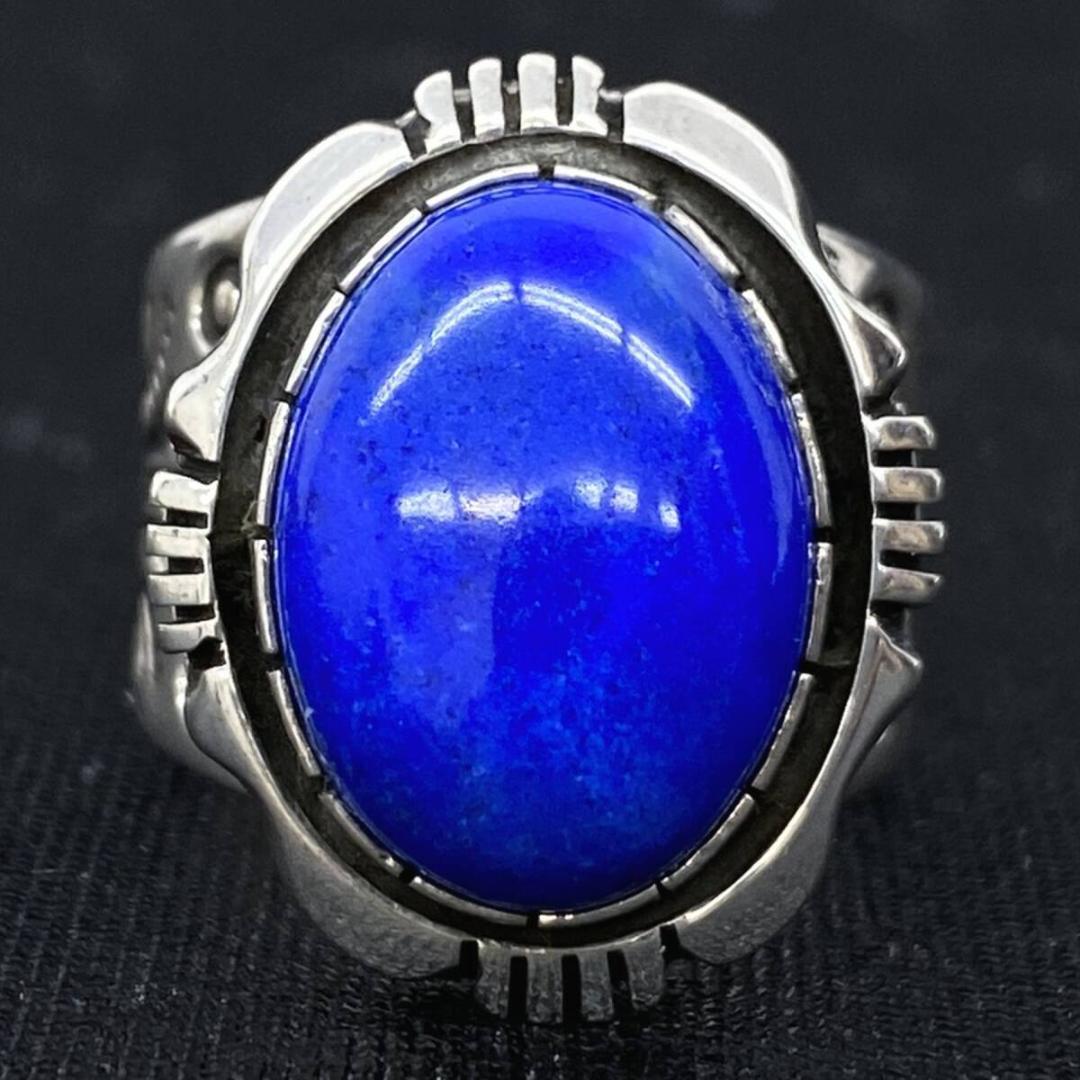 美品 NAVAJO CooperWillie シルバーラピスラズリリング 12号