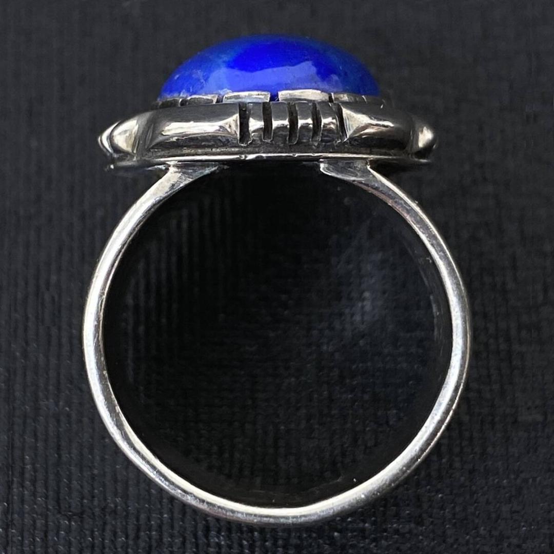 美品 NAVAJO CooperWillie シルバーラピスラズリリング 12号