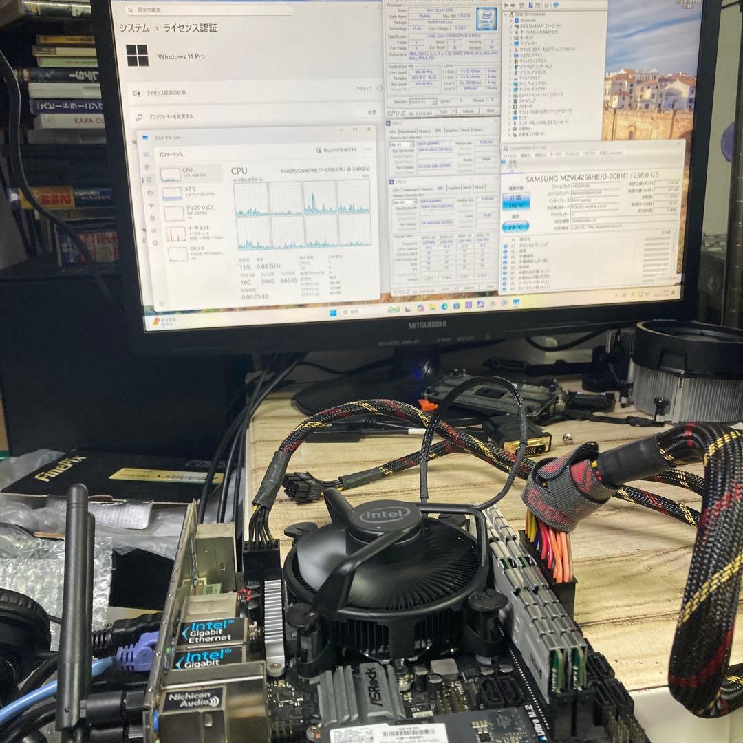 H270M-ITX/ac＋i7-6700＋16GB＋NVMe256GB　動作良好