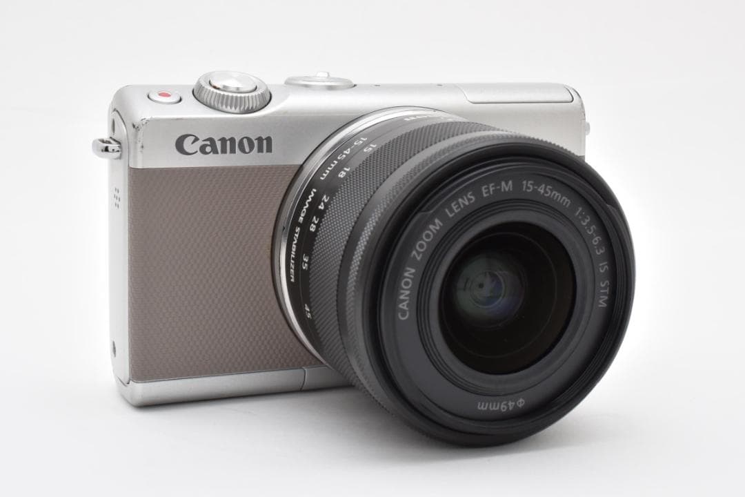 Canon EOS M100 標準レンズキット グレー