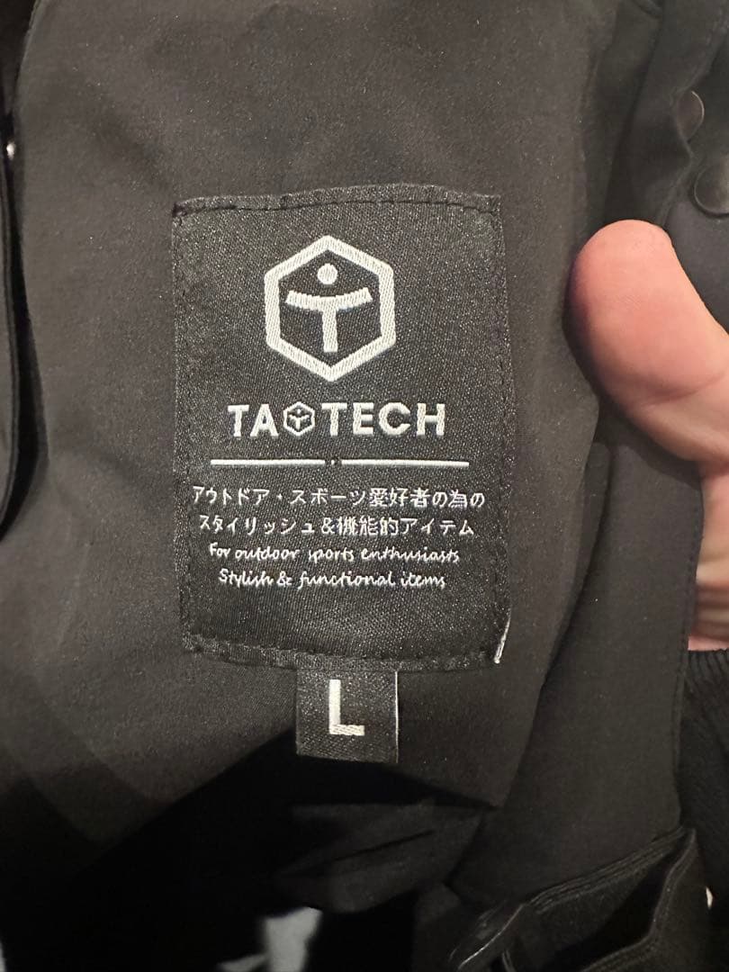 タオテック TAOTECH スノーボードウェア ブラック M/L