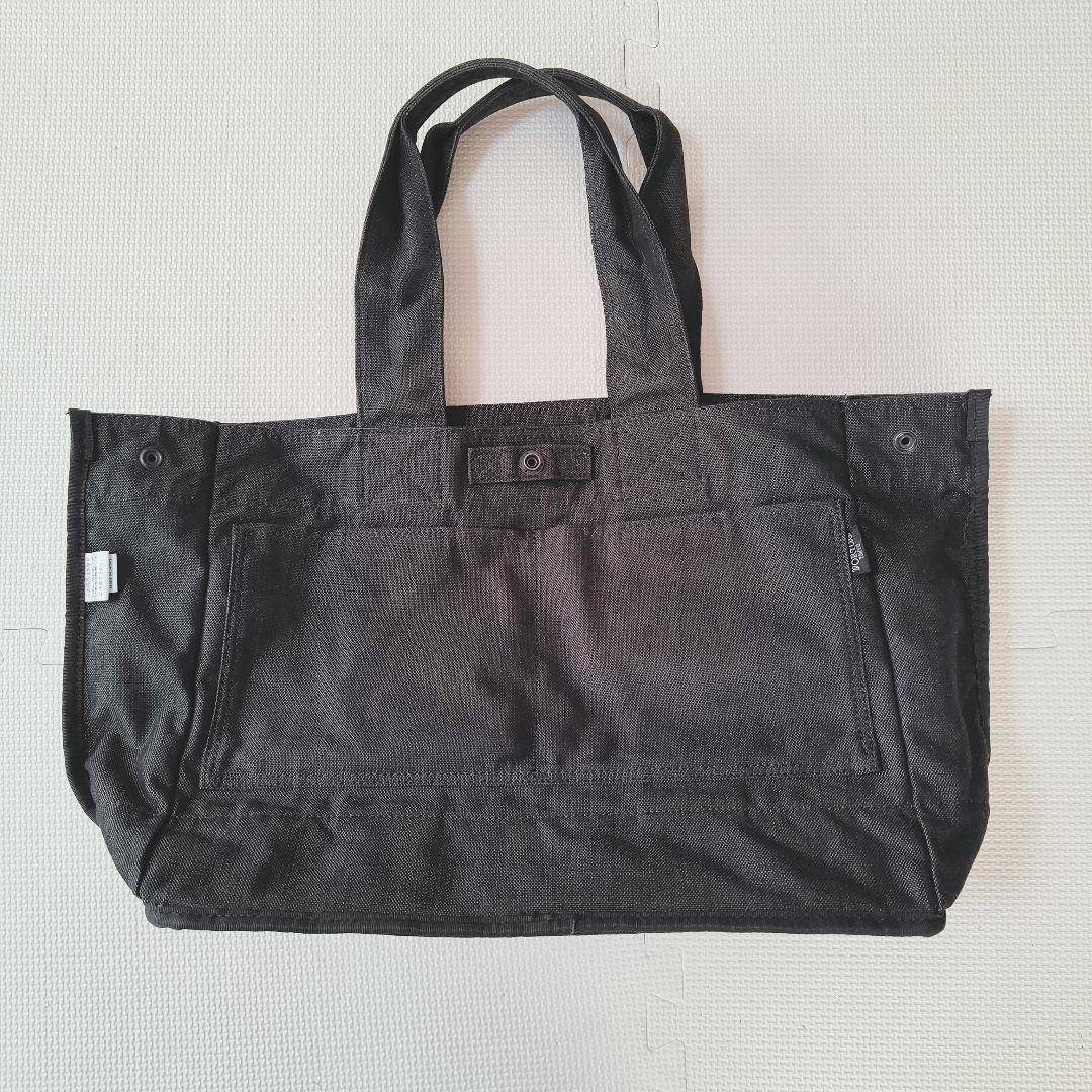 【美品】PORTER ポーター スモーキー トートバッグ　ブラック　黒　A4収納