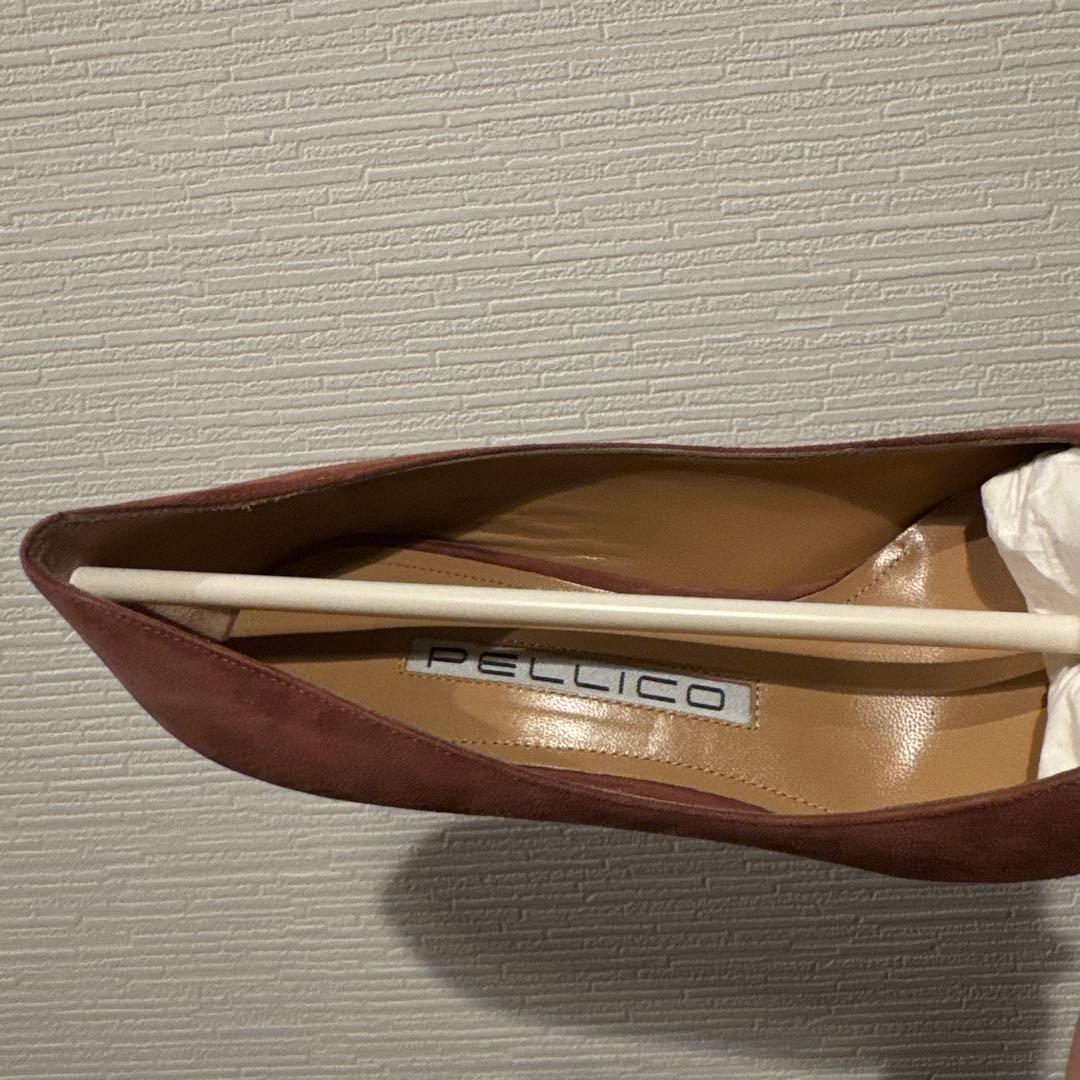 PELLICO ブラウン スエード ハイヒール