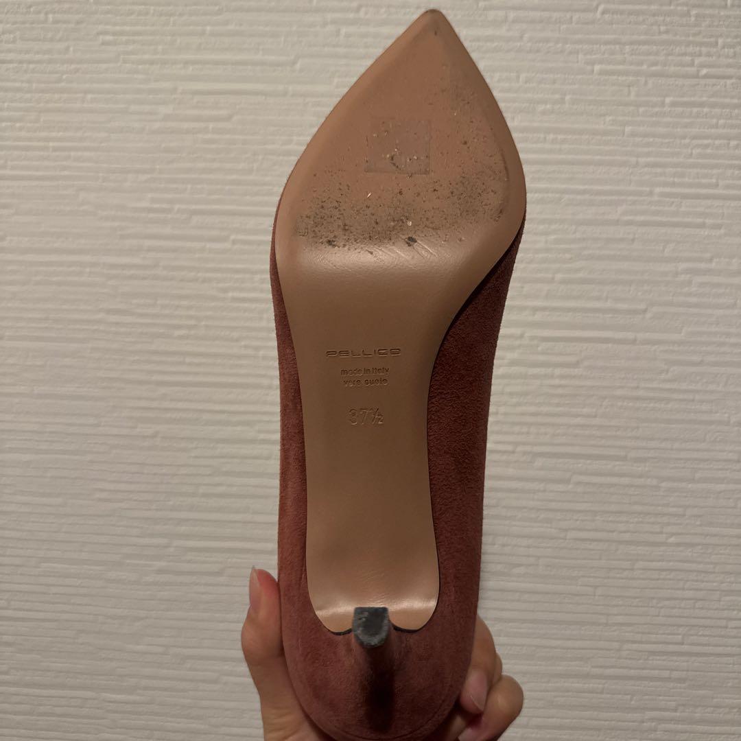 PELLICO ブラウン スエード ハイヒール