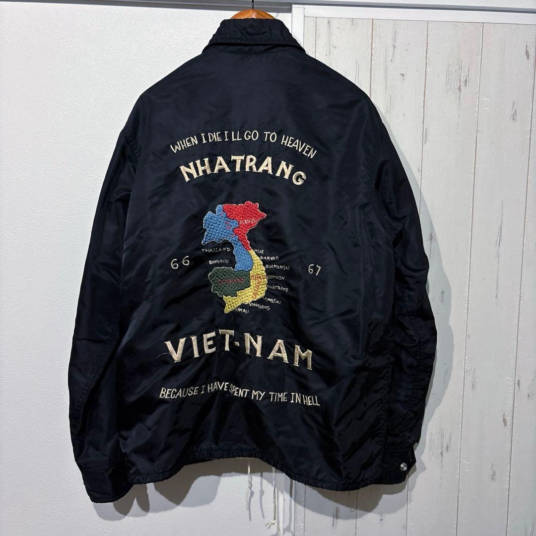 送料込み！BEAMS 東洋 ベトジャン コーチジャケット 刺繍 サイズM