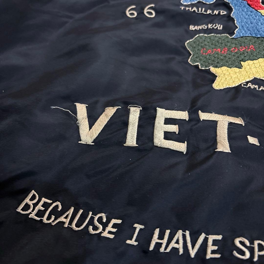 送料込み！BEAMS 東洋 ベトジャン コーチジャケット 刺繍 サイズM