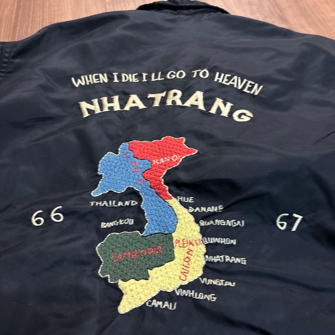 送料込み！BEAMS 東洋 ベトジャン コーチジャケット 刺繍 サイズM