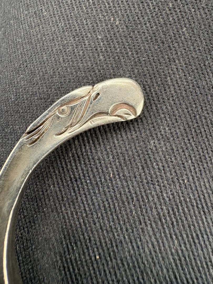 ゴローズ　顔ブレス　サイズS 上金　先金　フェザー　イーグル　メタル　クロス