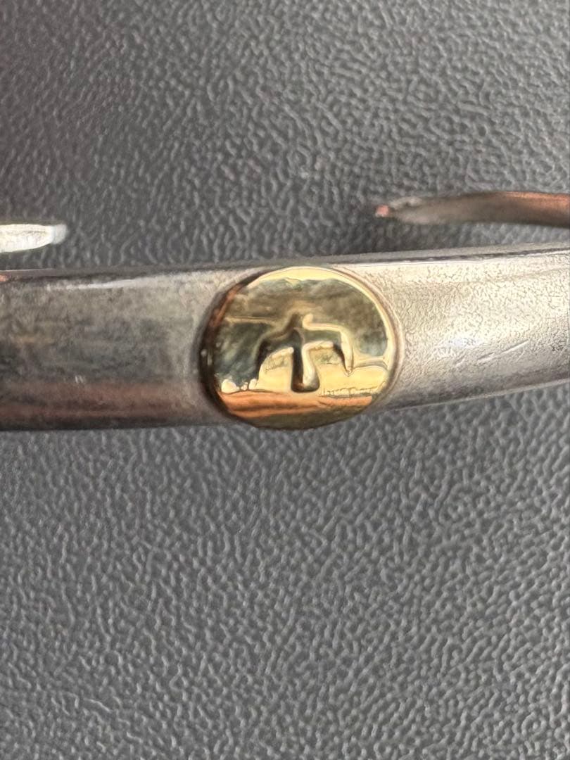 ゴローズ　顔ブレス　サイズS 上金　先金　フェザー　イーグル　メタル　クロス