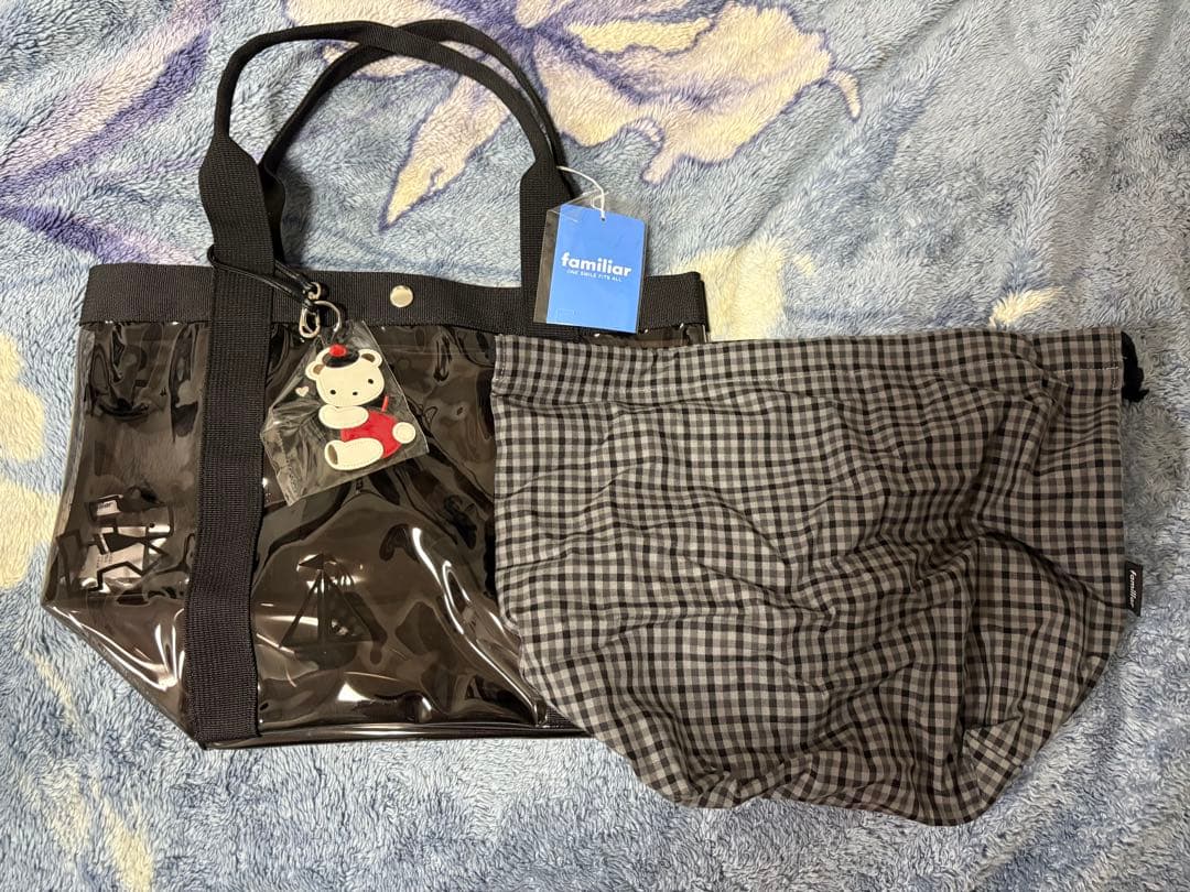 familiar マザーズバッグ 透明　レア品