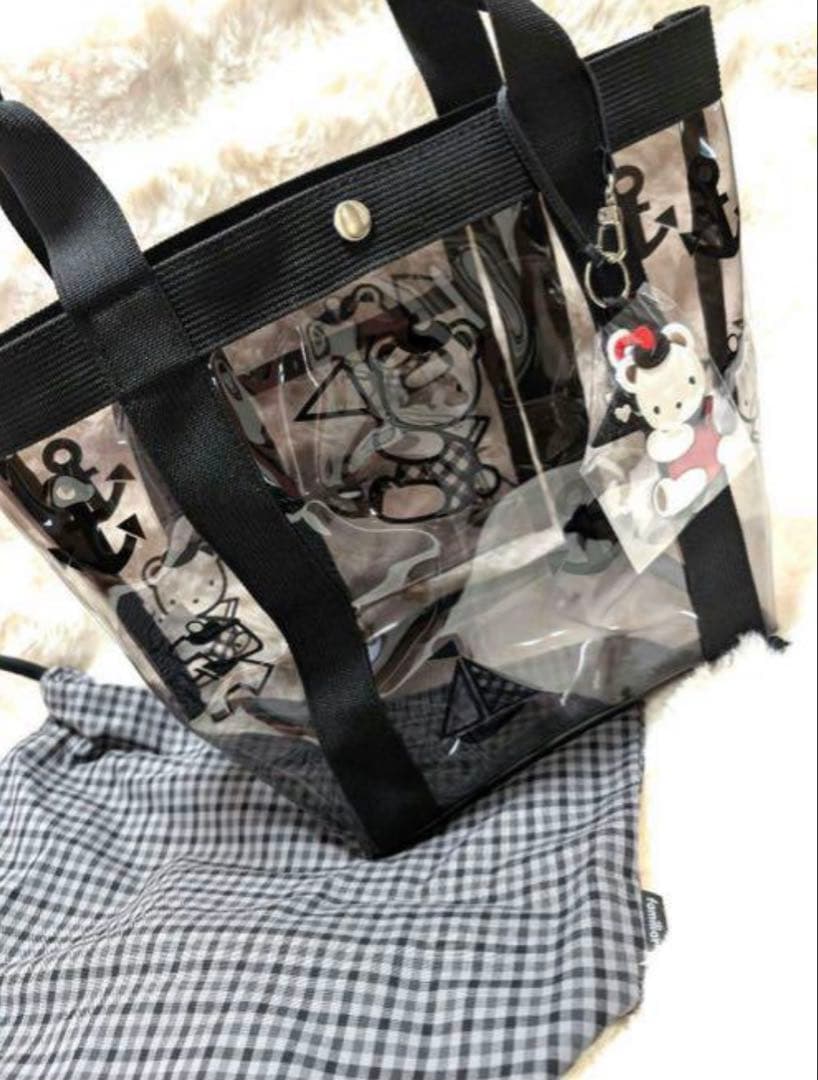 familiar マザーズバッグ 透明　レア品