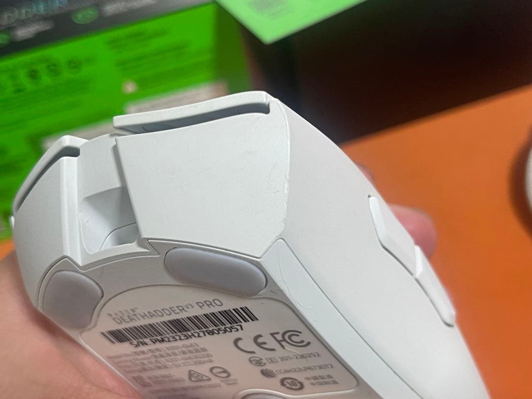 Razer DEATHADDER V3 PRO ホワイト マウスソール セット