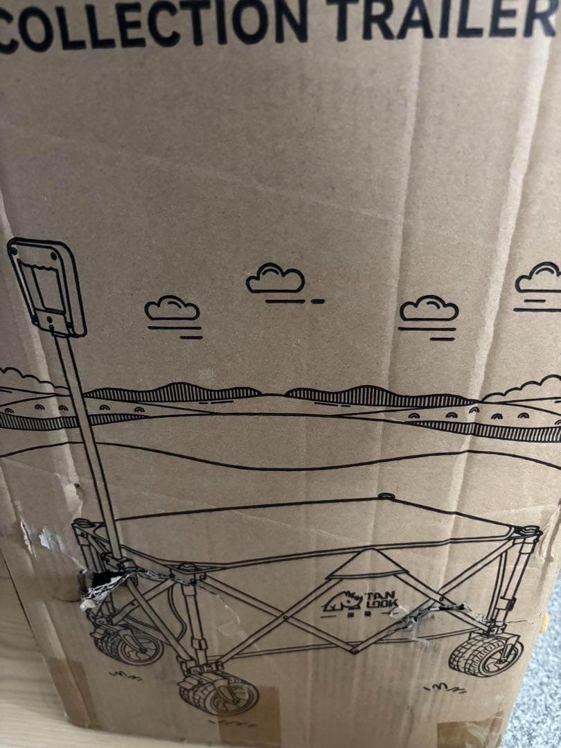 キャリーワゴン アウトドアワゴン 3秒折り畳み 片手操作可能 タイヤ 大容量