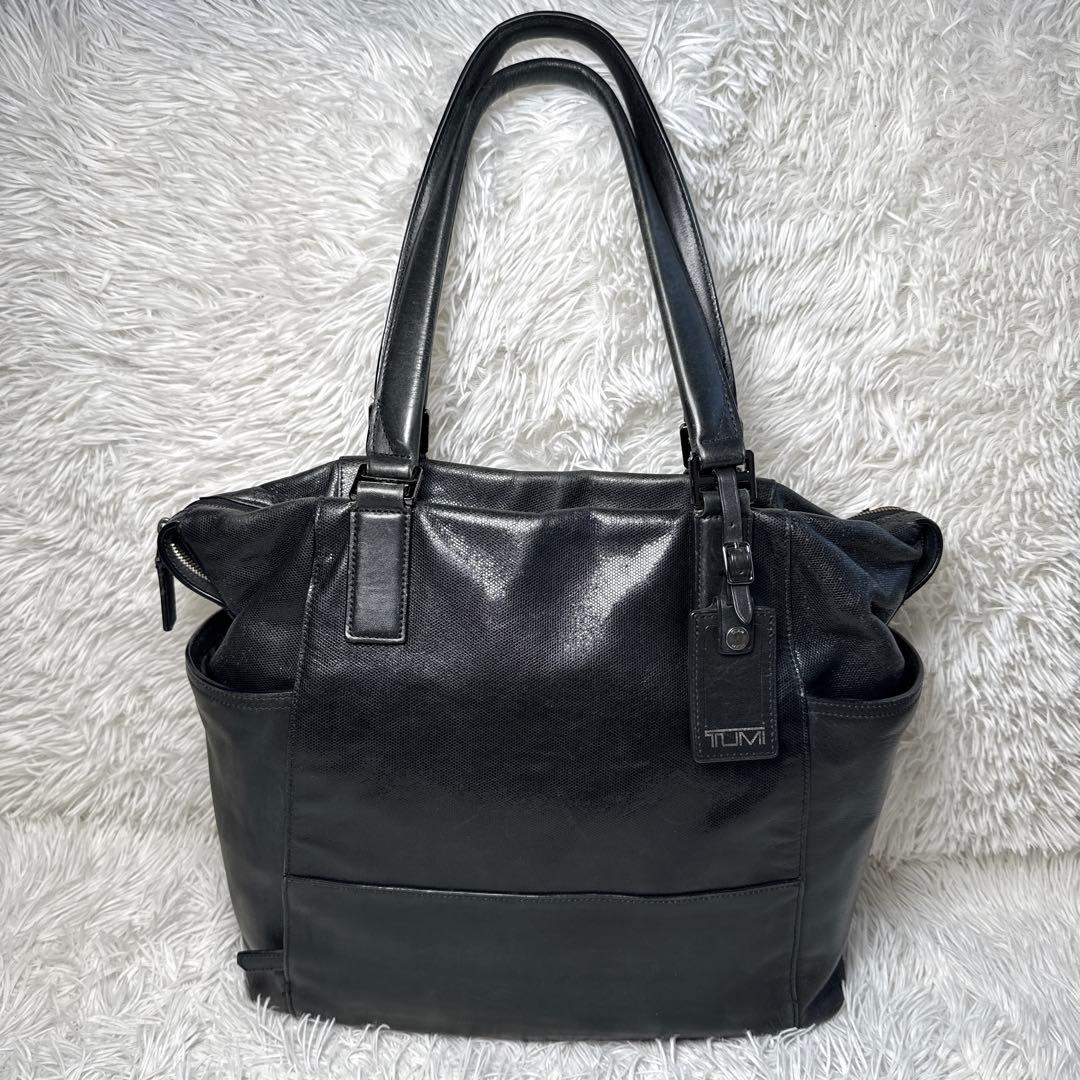 TUMI ビーコンヒル フィリップス レザー ビジネス トートバッグ A4 黒