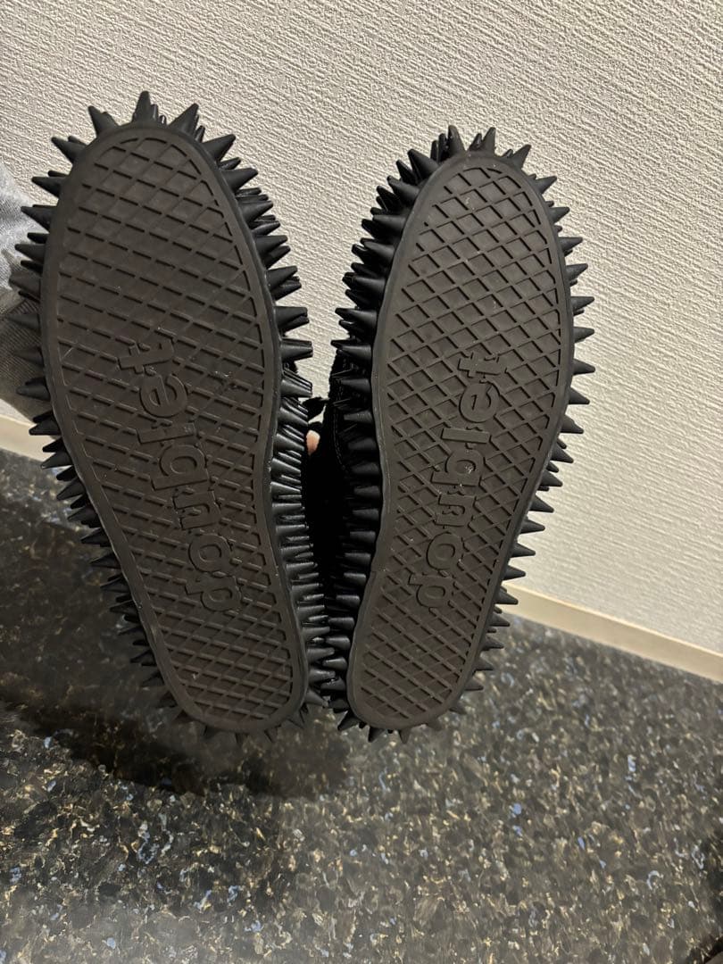 靴 doublet SPIKY CANVAS SNEAKER