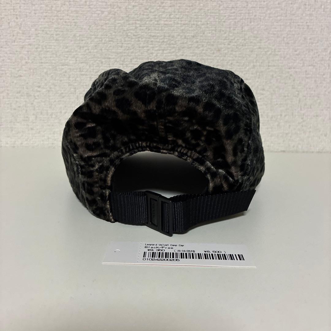 帽子 supreme Leopard Velvet Camp Cap