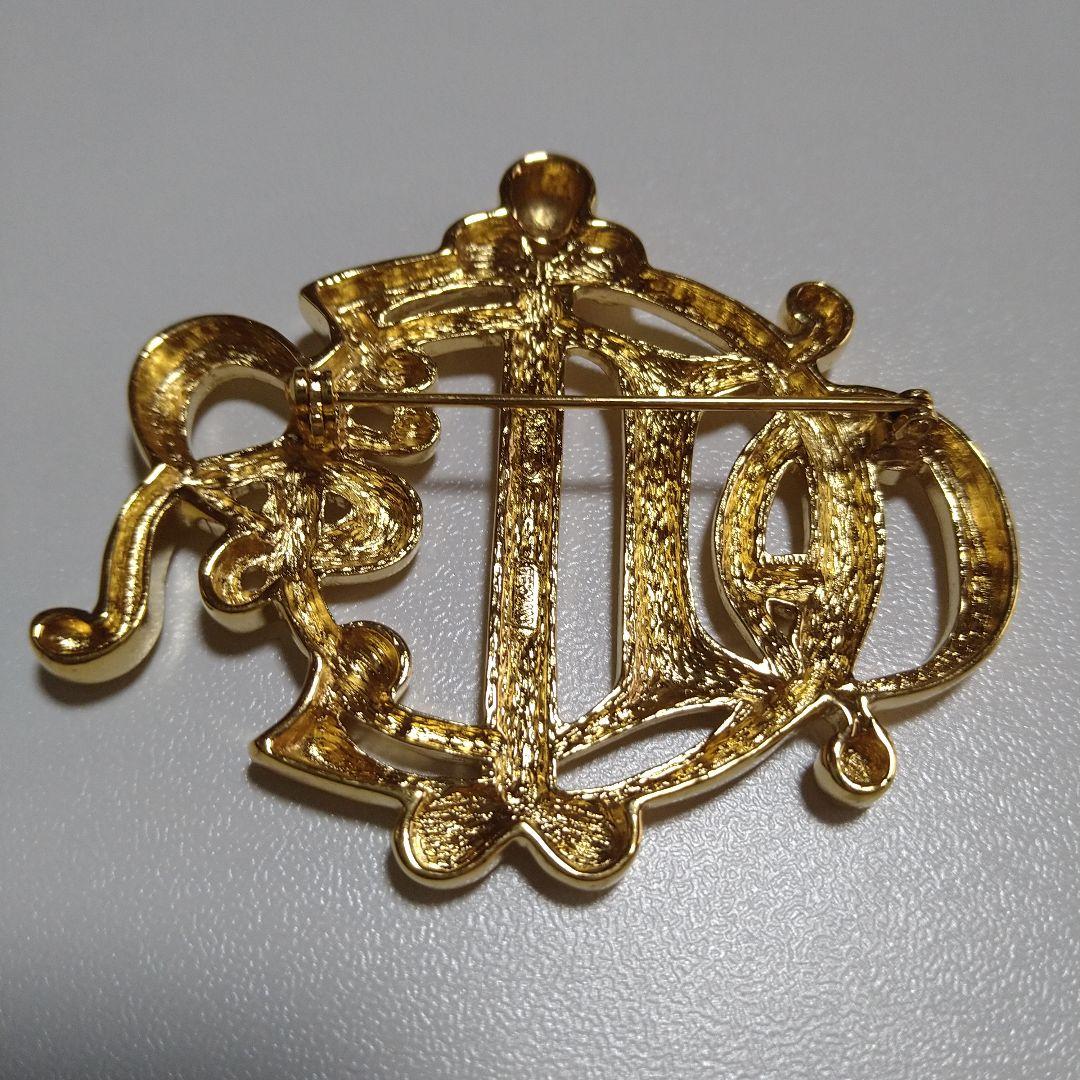 Dior ゴールド ブローチ 美品