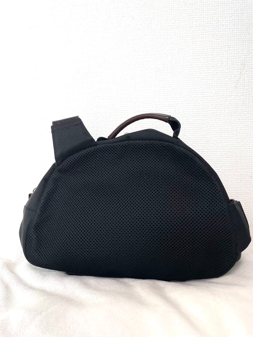 AYANOKOJI BLACK LABEL アヤノコウジ がま口 ボディバッグ黒