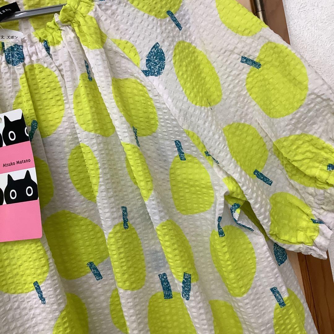 マタノアツコ　パジャマ　綿100% ベタつかないリップル素材　LLサイズ