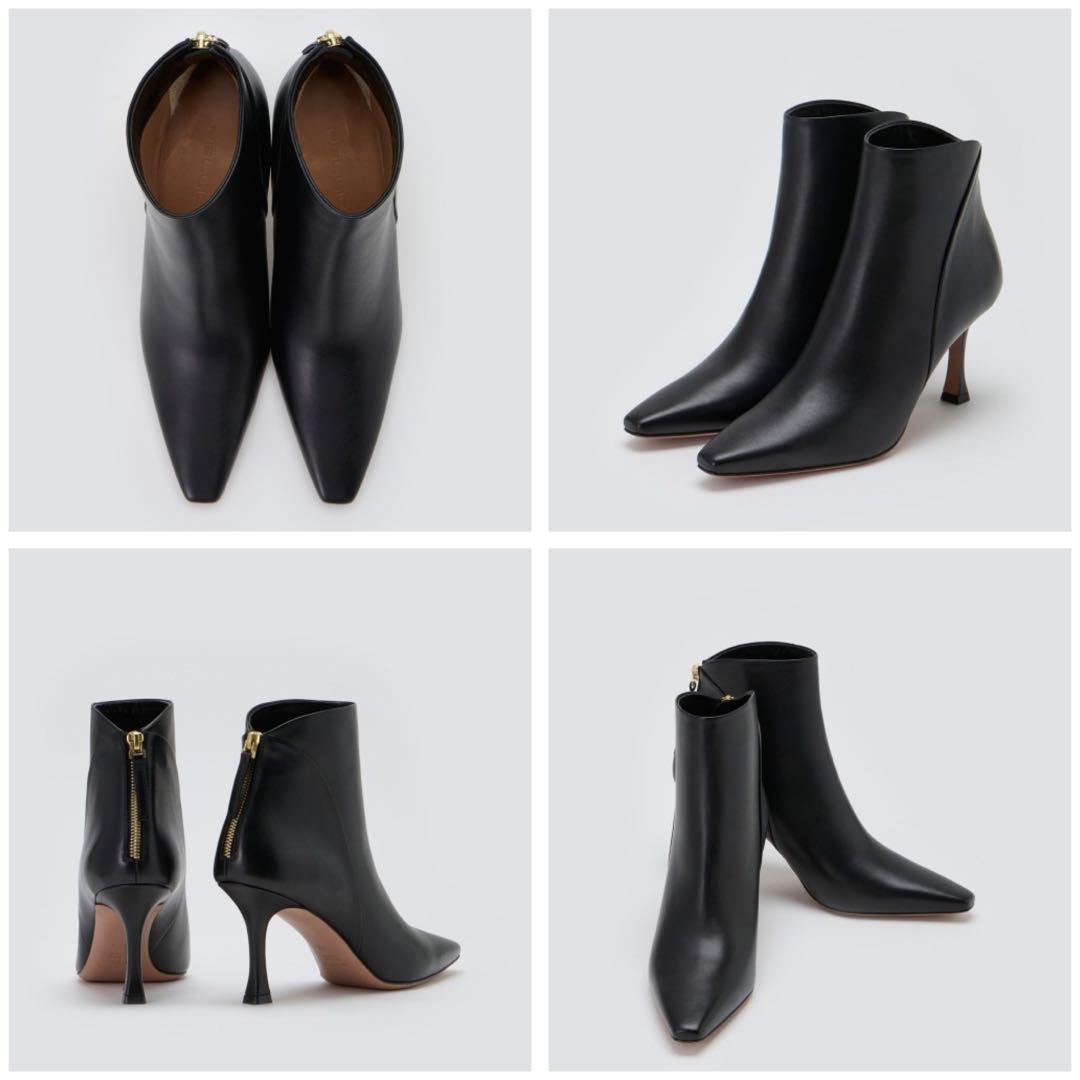 ペリーコPELLICO／VENEREショートブーツ 8.0cmブラック(38)