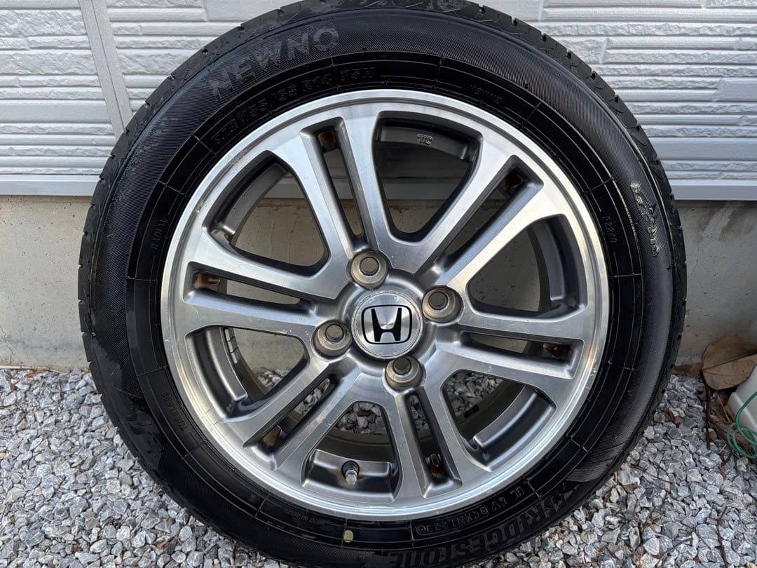 2023年製 バリ溝 NBOX 純正 155/65R14 タイヤホイールセット