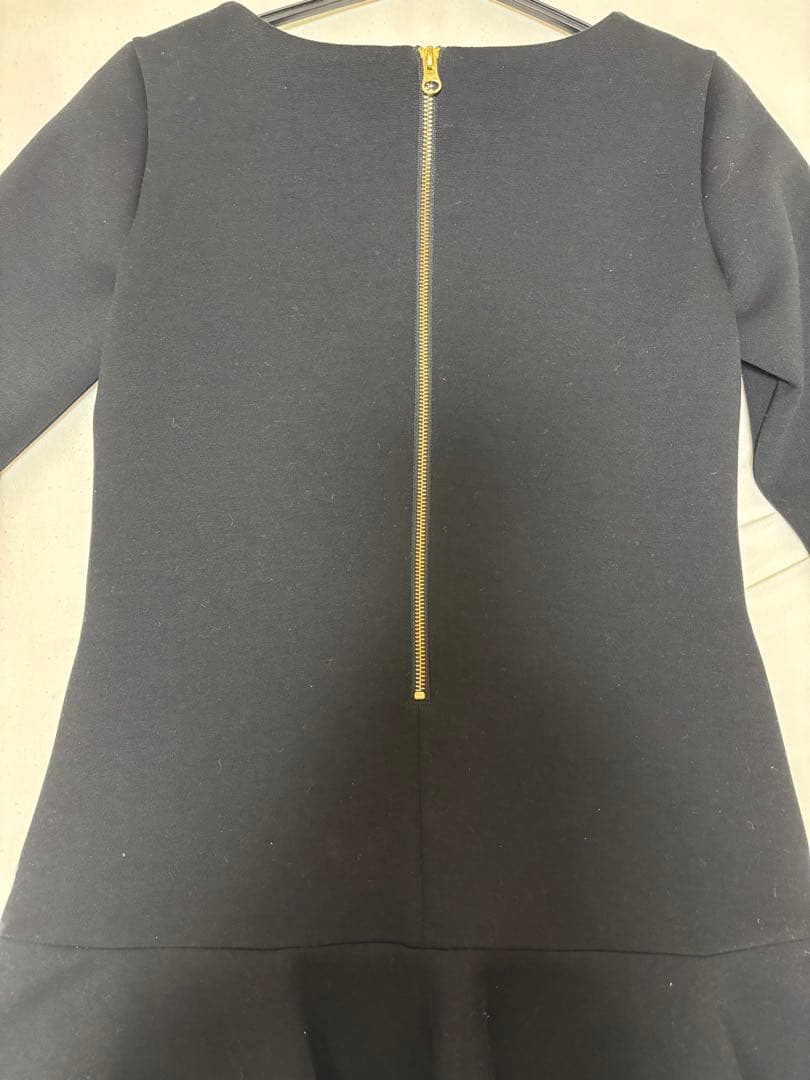 シェリエsheller zipファスナー付きスウェットワンピース Fサイズ