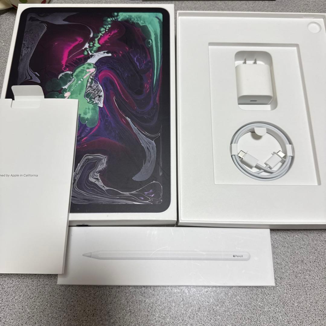 iPadPro11インチ512G(第1世代)セルラー、Apple Pencil付